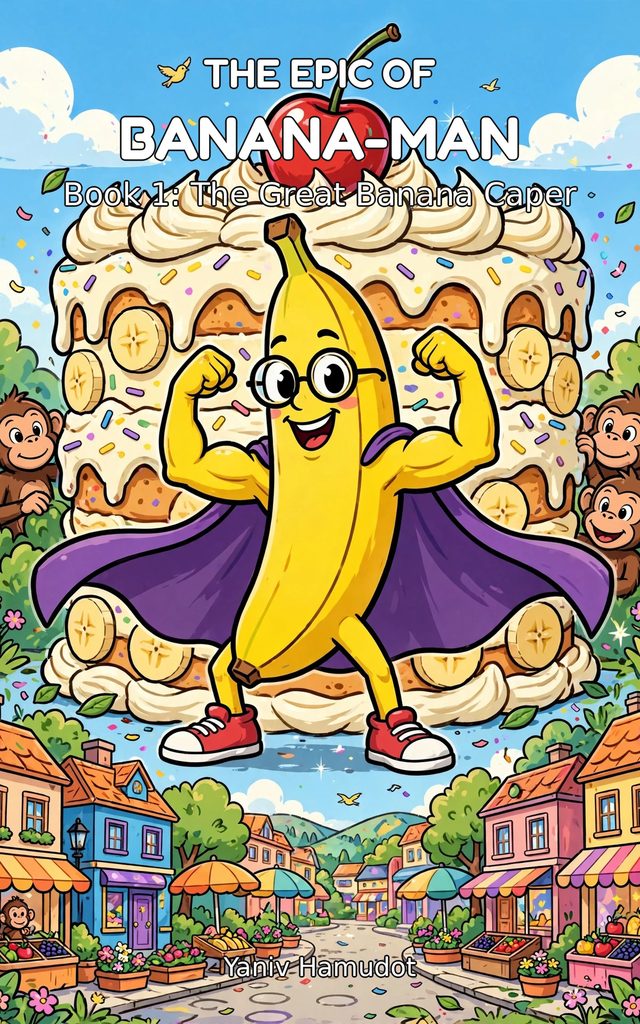 Cover of The Epic of Banana-Man, Book 1: The Great Banana Caper