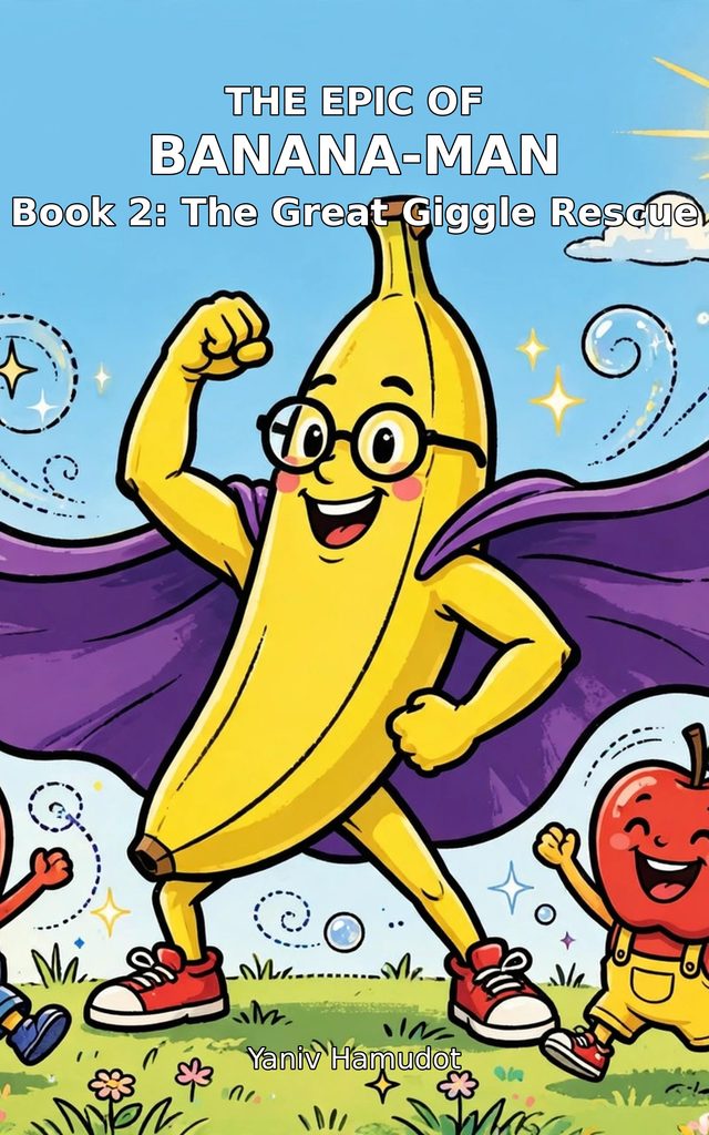 Cover of The Epic of Banana-Man, Book 2: The Great Giggle Rescue
