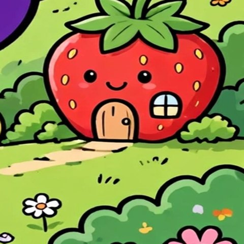 A strawberry house in Fruitville